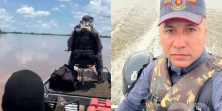 Corpo de sargento da PM é encontrado no rio das Mortes 