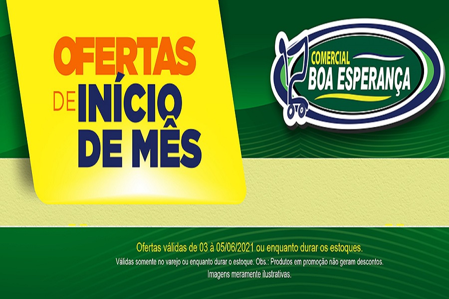 Ofertas especiais de inicio de mês é no Comercial Boa Esperança em Aripuanã