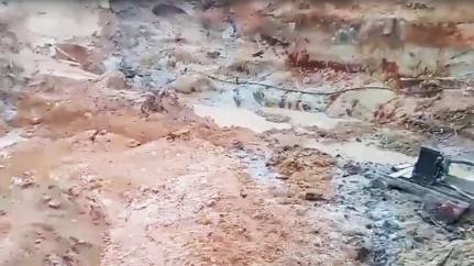 Trabalhador morre soterrado por terra em garimpo de MT 