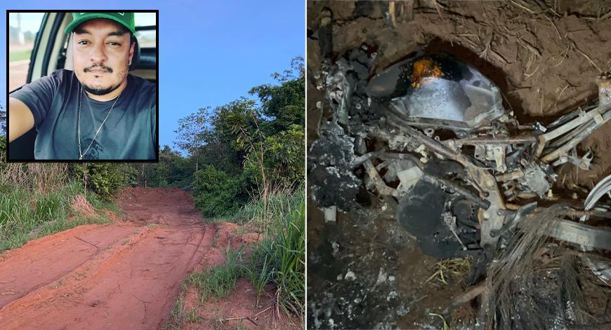 Homem é encontrado carbonizado após 3 dias desaparecido 