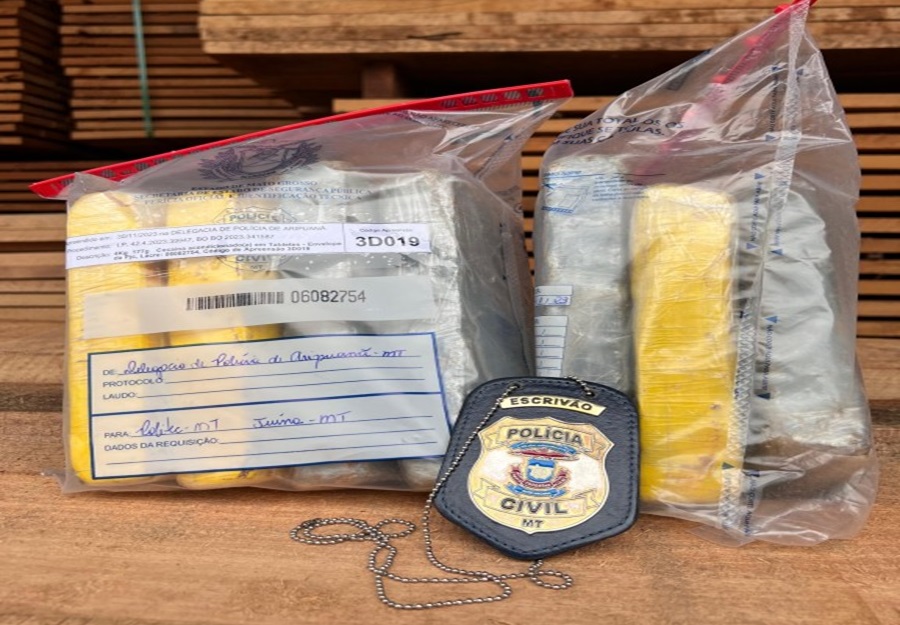 Polícia Civil incinera cerca de 40 quilos de droga em Aripuanã 