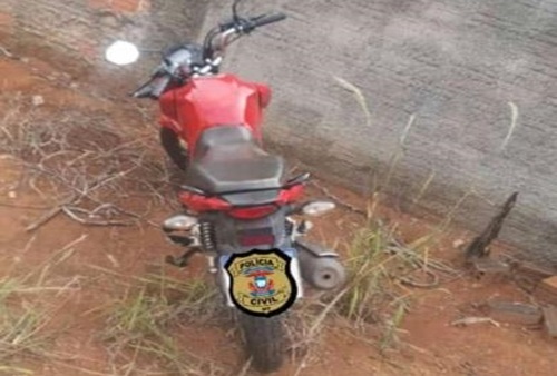 Polícia Civil recupera moto furtada em Juína 