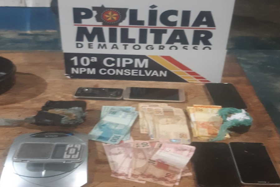 Aripuanã: Polícia Militar prende homem por tráfico de drogas em distrito de Conselvan