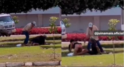 Juína: Casal apanha após ser flagrado fazendo sexo em praça