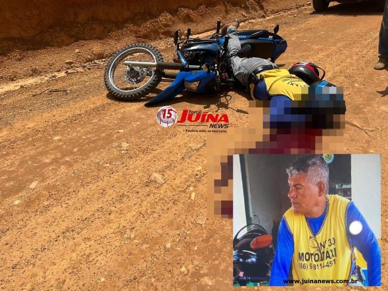 Mototaxista é morto com um tiro em Colniza 