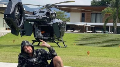 Neymar está impedido de usar seu helicóptero de R$ 50 milhões 