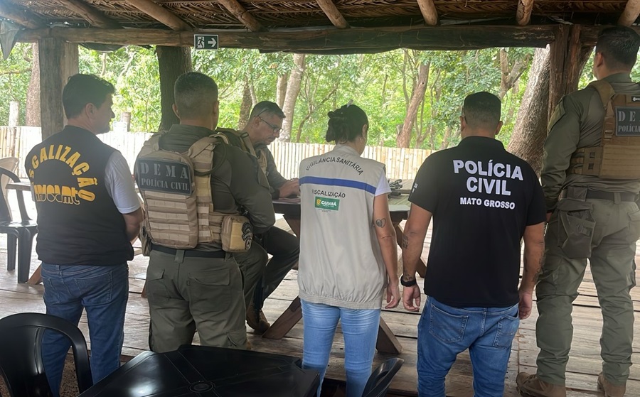 Polícia Civil, Indea e Vigilância Sanitária interditam frigorífico clandestino na Capital 