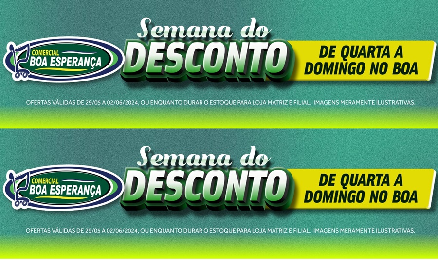 Semana do Desconto é no Comercial Boa Esperança em Aripuanã 