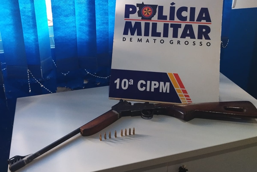 Polícia Militar prende homem por porte ilegal de arma de fogo em Aripuanã  