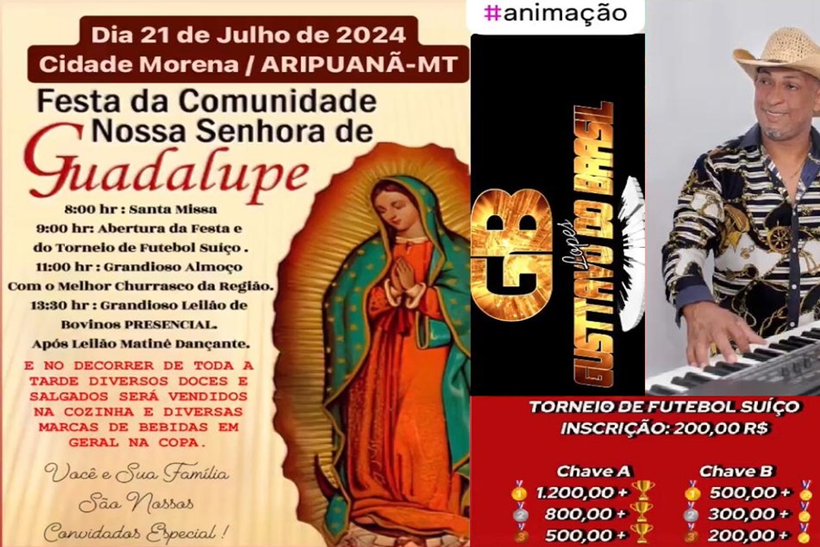 Comunidade da Cidade Morena promove festa tradicional no dia 21 de julho 