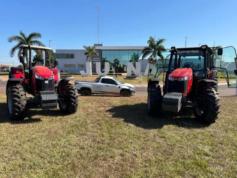 Juína recebe novos tratores para reforçar infraestrutura urbana 
