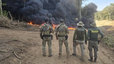 PF combate extração de ouro ilegal; prejuízo ao crime é de R$ 8 mi 
