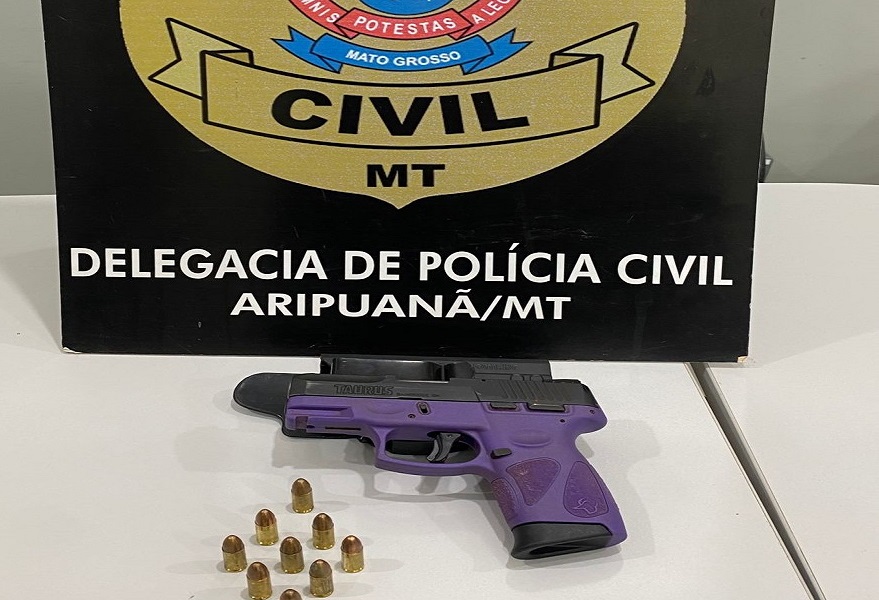 Polícia Civil prende em flagrante homem que usou arma de fogo para ameaçar ex-companheira em Aripuanã 