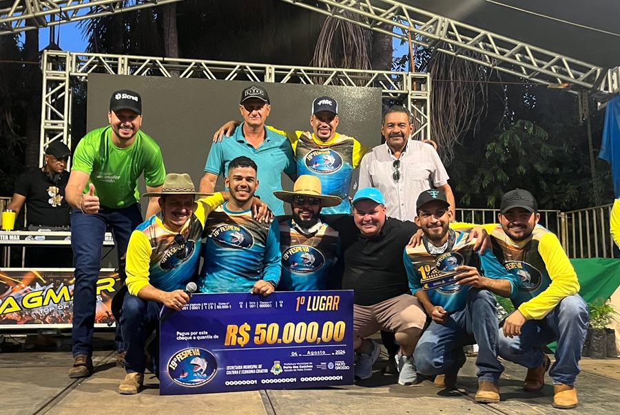 Festival de pesca leva mais de 600 competidores a Porto de Gaúchos e movimenta a economia local 