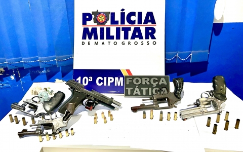 Cinco membros do Comando Vermelho morrem em confronto com a PM em Aripuanã 