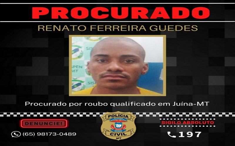 Polícia Civil e Militar mantém cerco por 2º assaltante de joias em Juína 