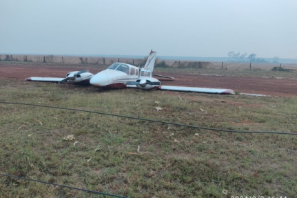 Avião fretado para buscar deputado faz pouso forçado no interior 