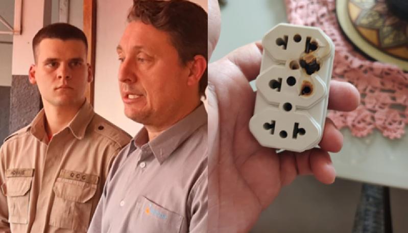 Corpo de Bombeiros e Energisa alertam para riscos de sobrecarga em equipamentos elétricos 