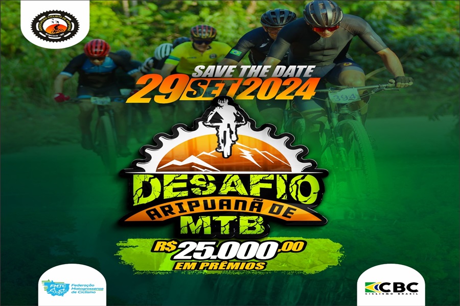 Aripuanã sedia o 5º Desafio de MTB neste domingo, com grande premiação e percurso desafiador 
