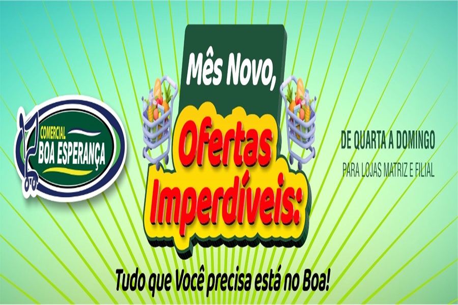 Comercial Boa Esperança lança promoção imperdível com descontos e prêmios em Aripuanã 