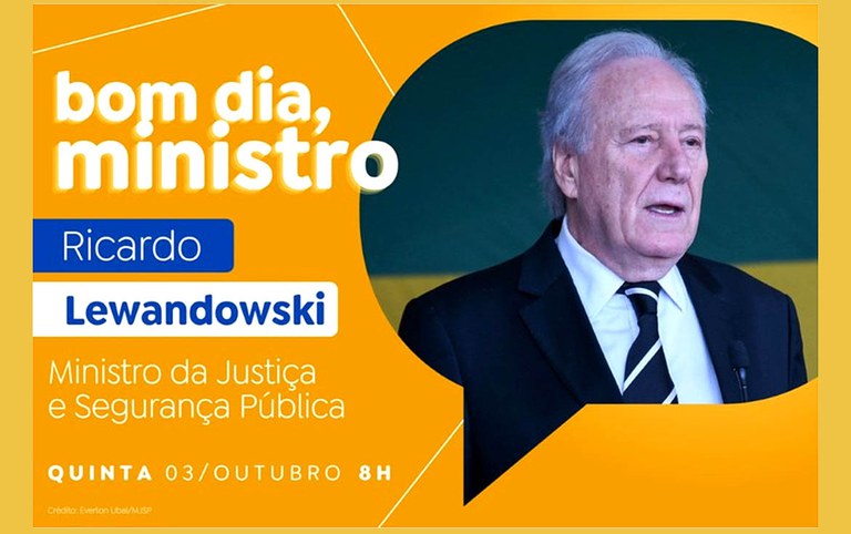 Lewandowski detalha combate a incêndios florestais e a crimes cibernéticos. Assista 