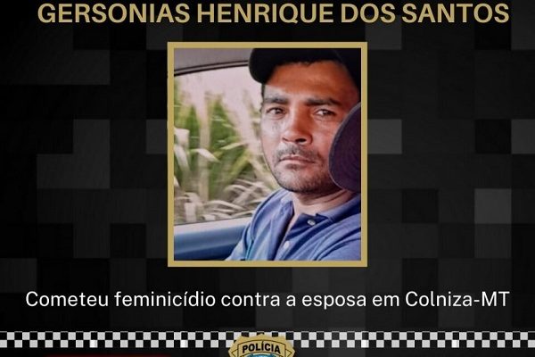 Polícia faz buscas para prender homem acusado de matar a esposa em Colniza 