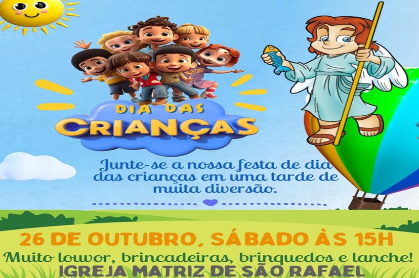 Igreja matriz São Rafael celebra "Dia das Crianças" com festa especial em Aripuanã