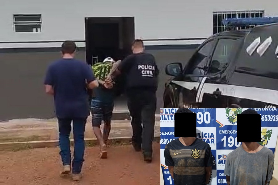 Polícia Civil e Militar de Aripuanã prendem três suspeitos de tentativa de homicídio 