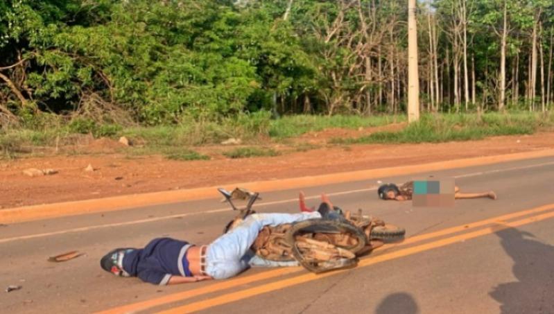 Grave acidente de moto em Aripuanã resulta na morte de idoso e deixa adolescente em estado grave 