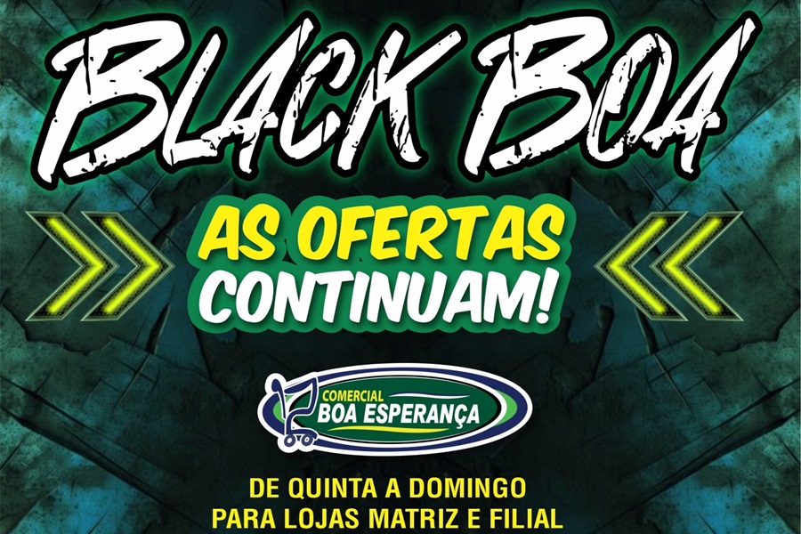 "Black Boa" do Comercial Boa Esperança de Aripuanã continua com descontos em mais de 70 produtos essenciais  