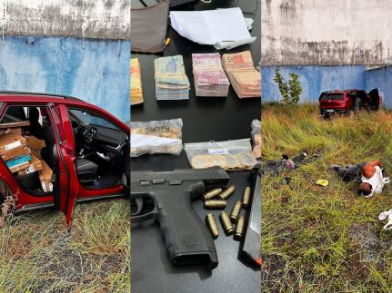 Bandidos sequestram gerente e tentam furtar loja no CPA; 3 são presos 