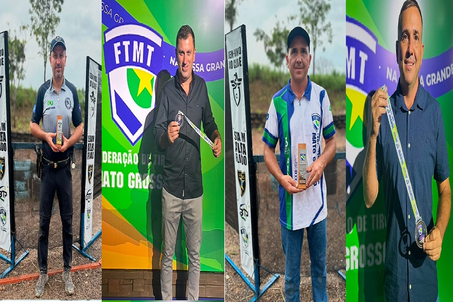 Atiradores de Aripuanã conquistam medalhas no Campeonato Mato-grossense de Tiro 