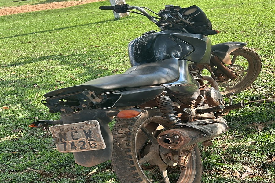 Polícia Militar recupera motocicleta roubada no bairro Cidade Alta em Aripuanã 