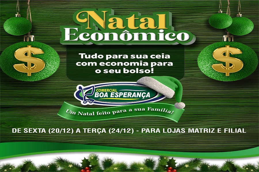 Comercial Boa Esperança lança "Natal Econômico" com ofertas especiais em Aripuanã 