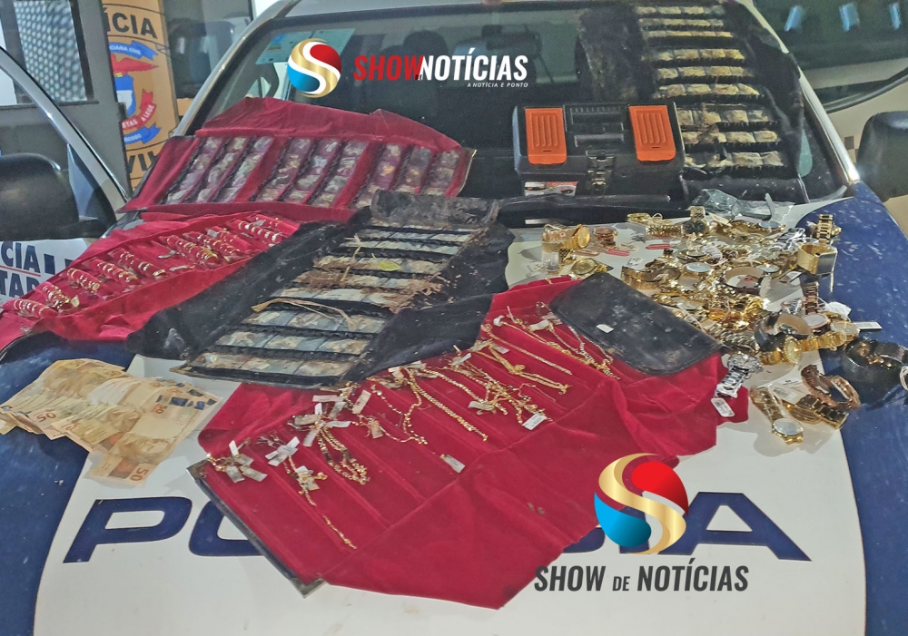 PM de NHN prende duas mulheres e recupera quase meio milhão em joias roubadas em Juara 