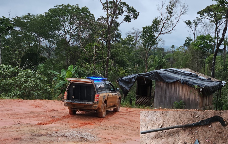 Homem é morto a golpes de foice em garimpo de Aripuanã; suspeito é preso 