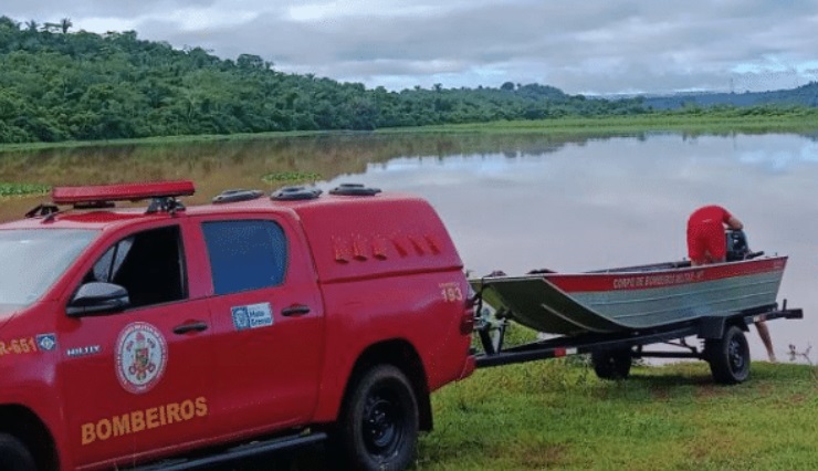 Bombeiros localizam corpo de mulher que caiu em rio com motocicleta no Mato Grosso 