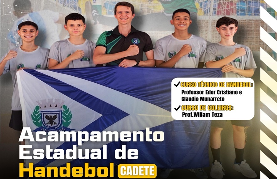 Aripuanã participar do Acampamento Estadual de Desenvolvimento do Handebol em Sorriso