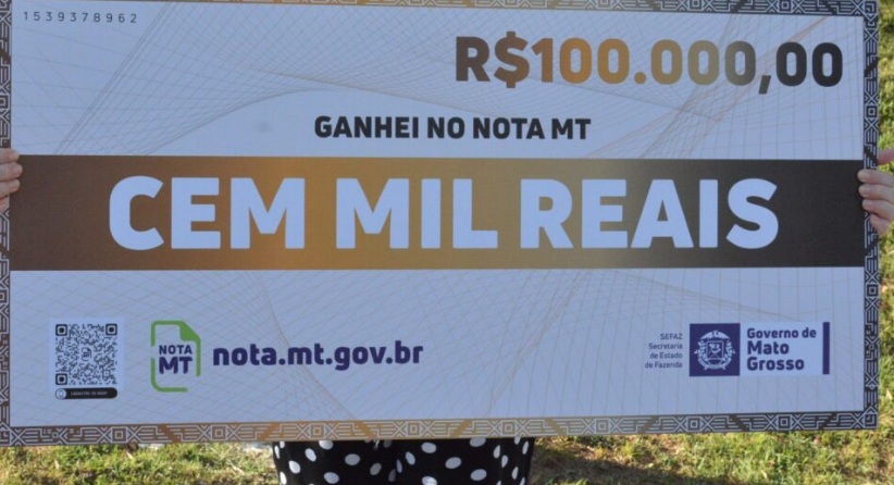 Moradores de Cuiabá e Pontes e Lacerda faturam R$ 100 mil no sorteio do Nota MT; veja lista 
