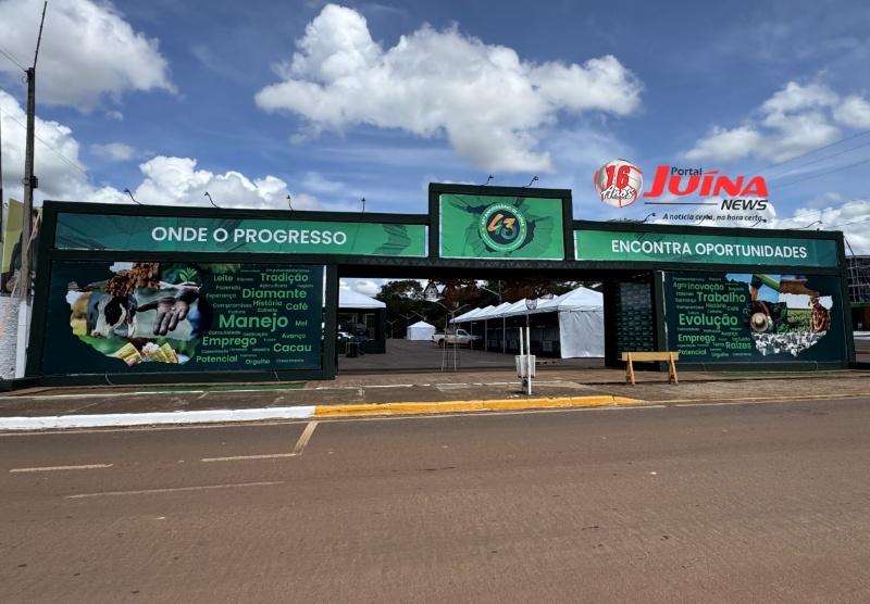Juína celebra 43 anos a partir com shows nacionais e programação diversificada