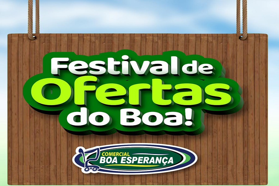 Comercial Boa Esperança lança "Festival de Ofertas do Boa" com quatro dias de descontos imperdíveis em Aripuanã