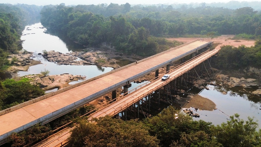 Indígenas da etnia Arara autorizam uso temporário de ponte de concreto na MT-208 em Aripuanã 