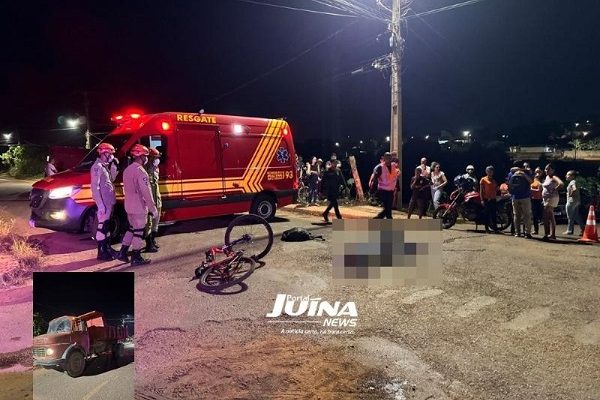 Tragédia no Trânsito: Adolescente de 13 anos morre após colisão entre bicicleta e caminhão em Juína 