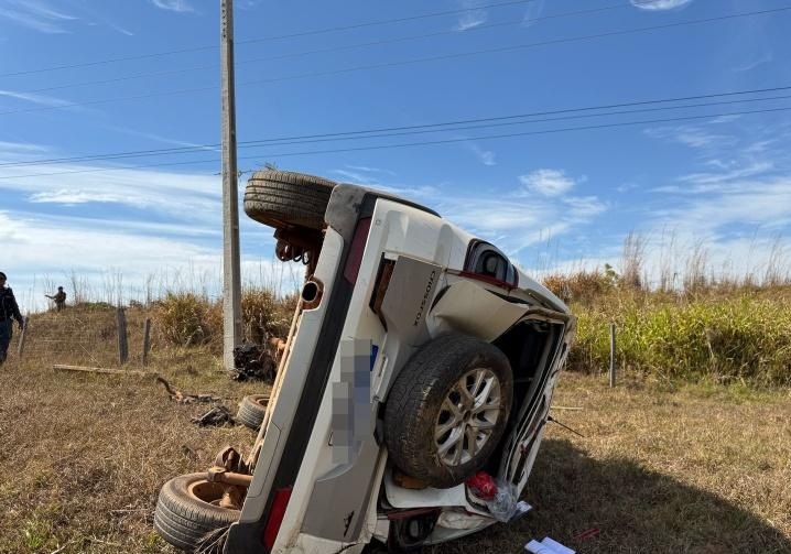 Mais um capotamento é registrado na MT-170; local acumula quatro acidentes em poucos dias 
