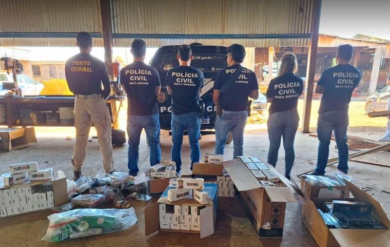 Polícia Civil incinera drogas e produtos de contrabando em Juruena e Cotriguaçu 