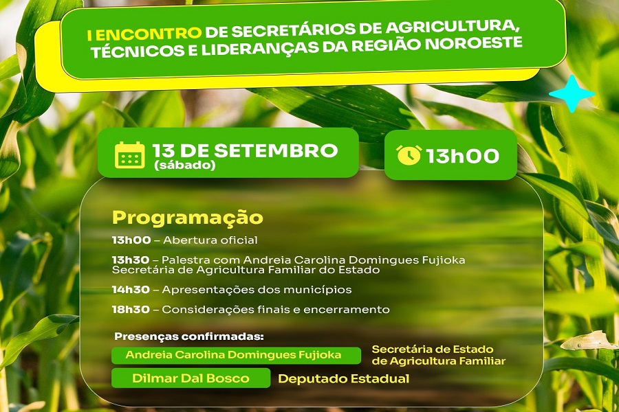 Aripuanã sedia I Encontro de Secretários de Agricultura da Região Noroeste neste sábado 