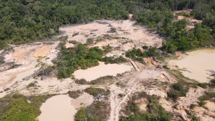 Polícia Militar Ambiental desmonta operação de garimpo ilegal em parque estadual de Cotriguaçu 