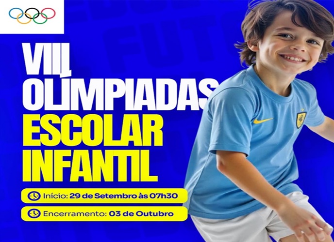 VIII Olimpíada Escolar Infantil de Aripuanã começa no dia 29 de setembro 