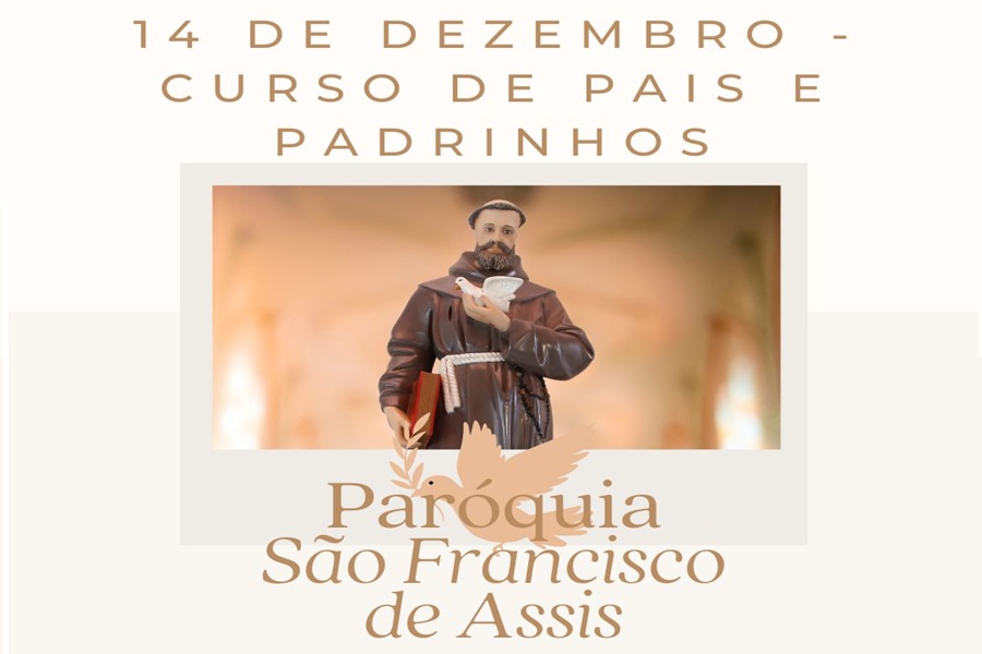 Paróquia São Francisco de Assis abre inscrições para o último Curso Preparatório para Batismo de 2025 em Aripuanã 