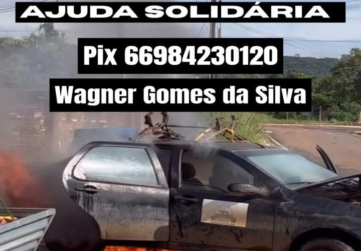Carro é destruído por incêndio em Aripuanã e mobiliza rede de solidariedade para ajudar trabalhador 